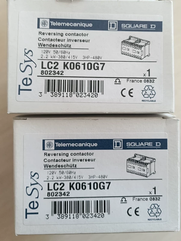 Schneider LC2K0610G7 Reversing Contactor for Motor Control