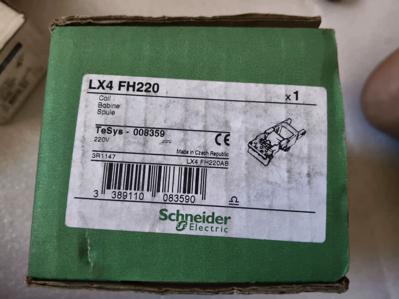 Schneider LX1FH220 Contactor Coil 220V AC for Industrial