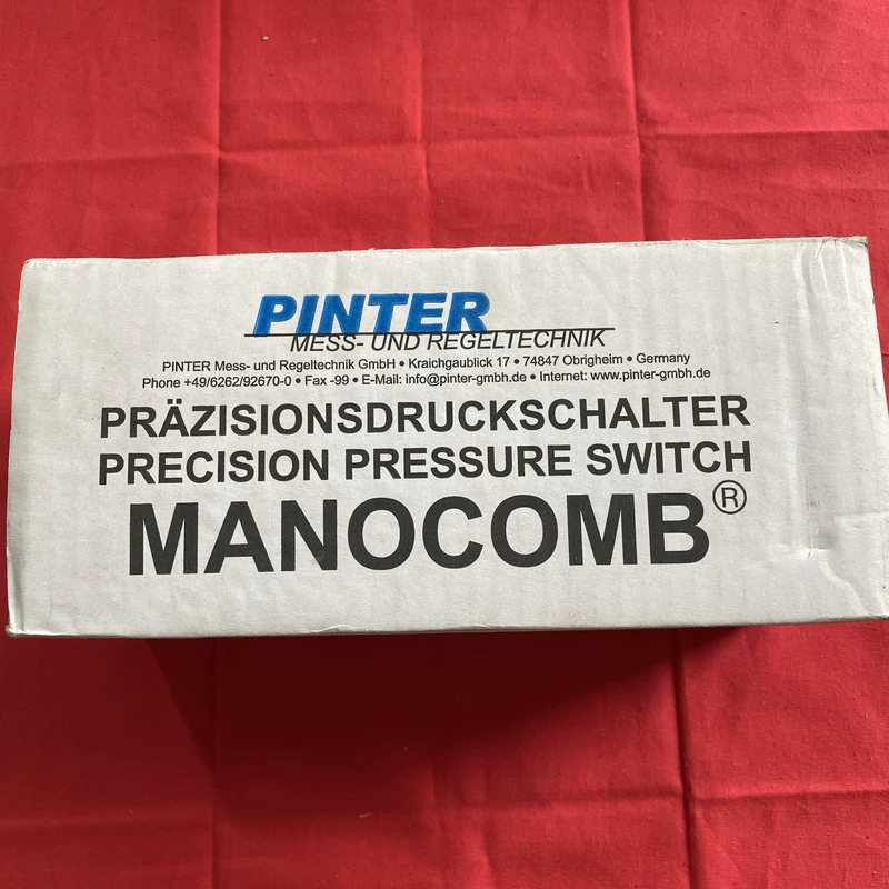 PINTER MANOCOMB-IP65/1KVA Pressure Switch for Industrial Use