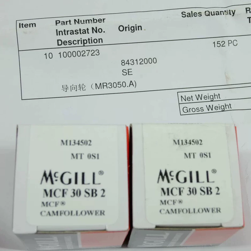 MCGILL MCF-30-SB-2 Cam Follower Bearing for Industrial