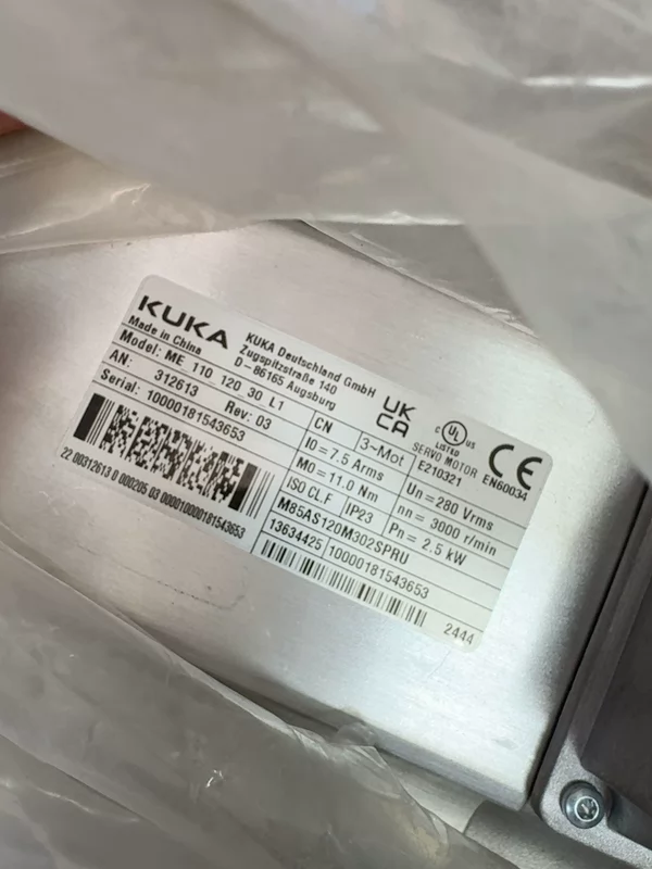 KUKA ME-110-120_30-L1 M85AS120M302SPRU Servo Motor