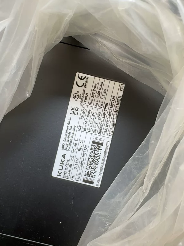 Kuka ME 260 190 30 L0 Servo Motor for Automation