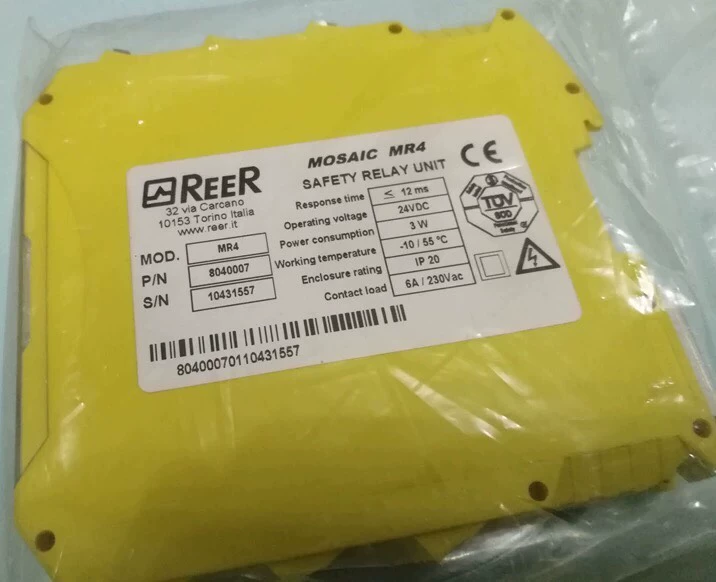 REER MR4 10431557 Safety Relay for Machine Guarding