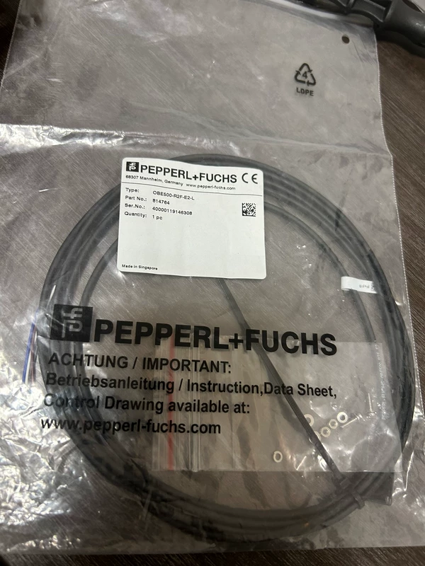Pepperl+Fuchs OBE500-R2F-E2-L 814764 Retroreflective Sensor 500mm