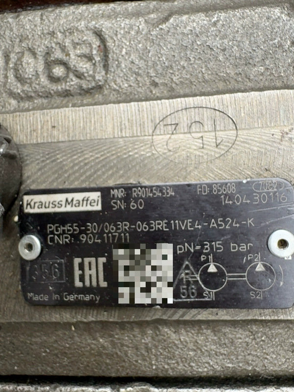 KraussMaffei PGH5-30/063R Hydraulic Pump for Industrial Use