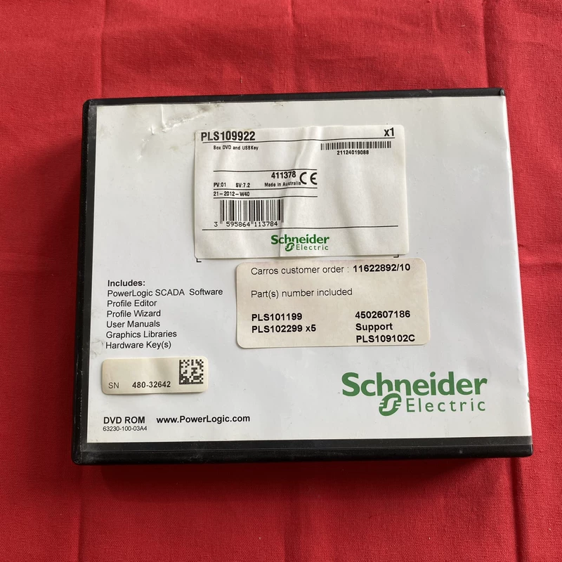 Schneider PLS109922 SCADA Software for Industrial Monitoring