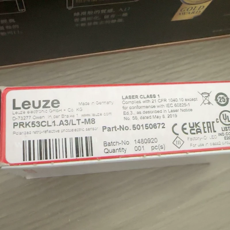 Leuze PRK53CL1.A3/LT-M8 Photoelectric Sensor