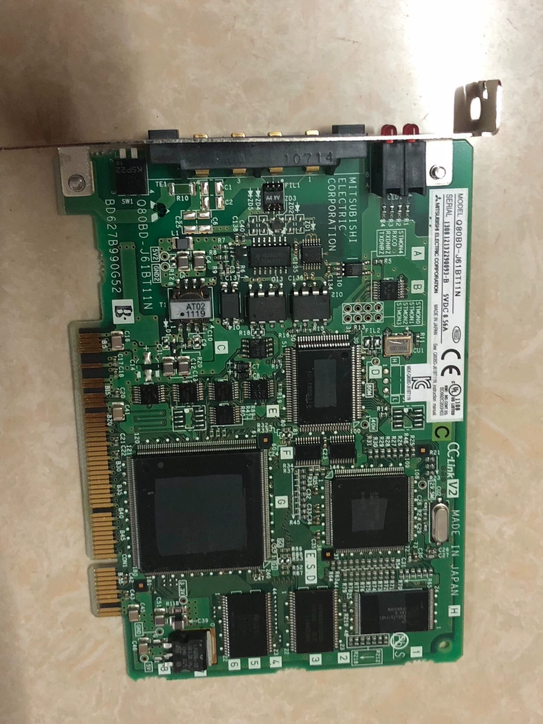 Mitsubishi Q80BD-J61BT11N CC-Link Master Station Card - Image 4