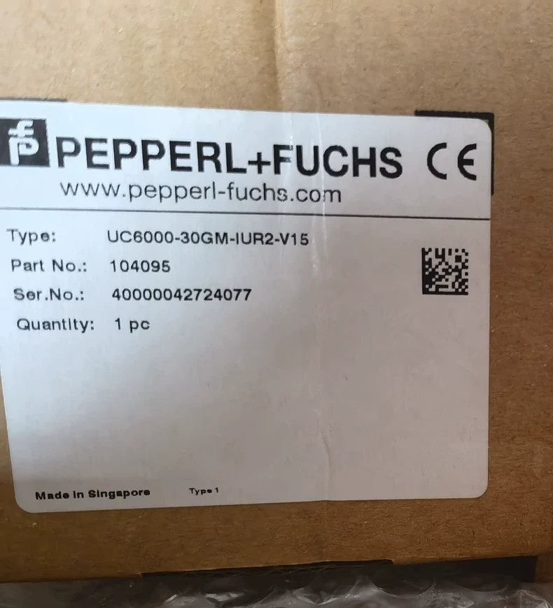 PEPPERL+FUCHS UC6000-30GM-IUR2-V15 Ultrasonic Sensor
