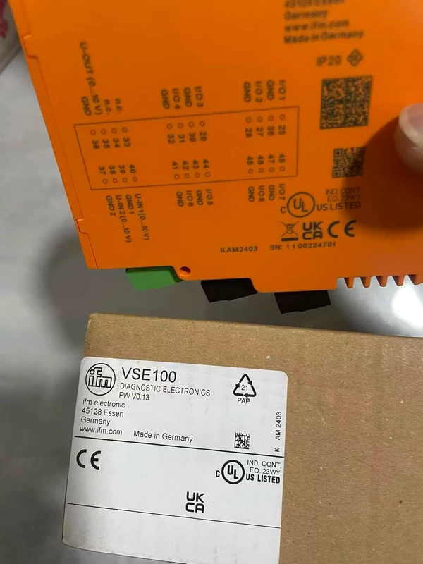 IFM VSE100 Vortex Flow Sensor for Industrial Applications