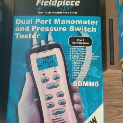 Digital Differential Manometer Fieldpiece SDMN6 HVAC