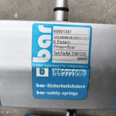 Pneumatic Actuator bar GTE-048/090-06-F03/F05-V09-F