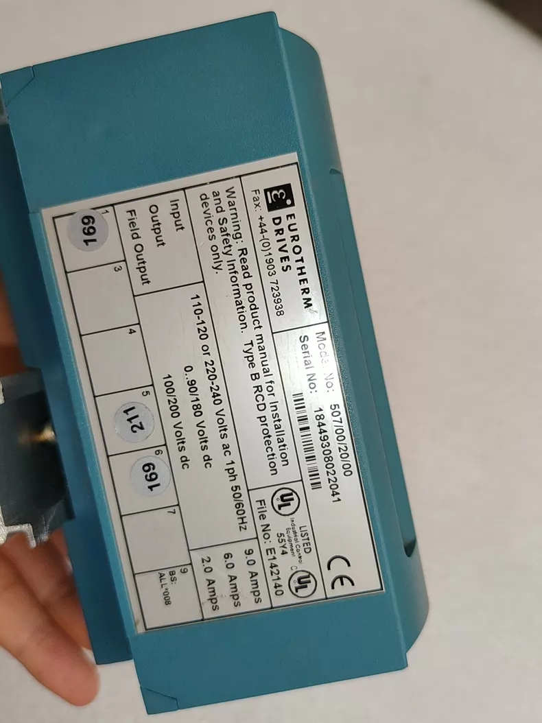 DC Motor Controller Parker 507/01/20/00 Industrial - Image 4