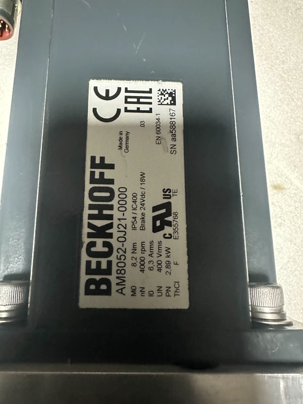 Industrial Servo Motor BECKHOFF AM8052-0J21-0000 Drive - Image 2