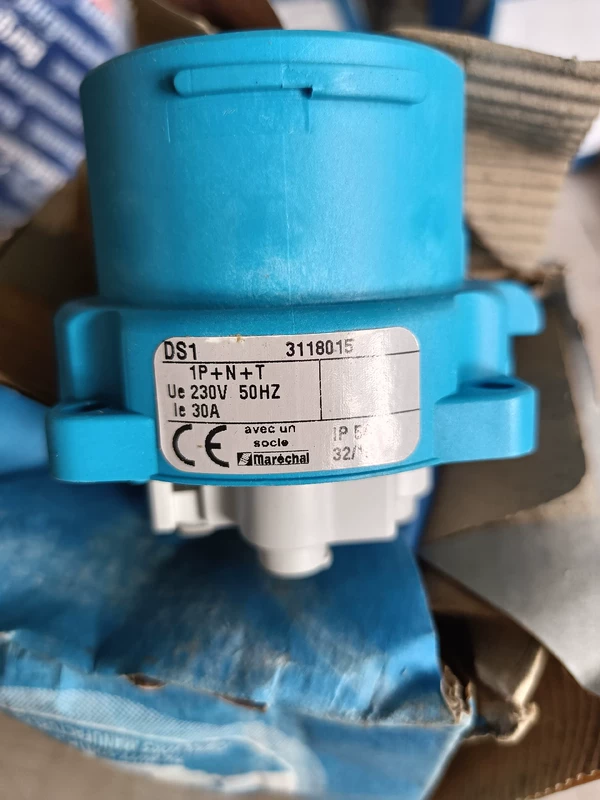 Industrial Connector Plug Marechal DS1 3118015 16A