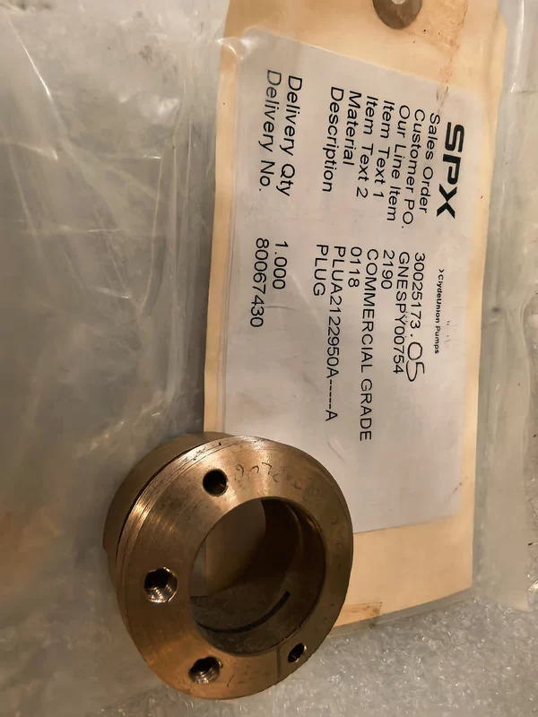Pump Brass Plug SPX PLUA2122950A‐‐‐‐‐‐A Replacement Part - Image 3