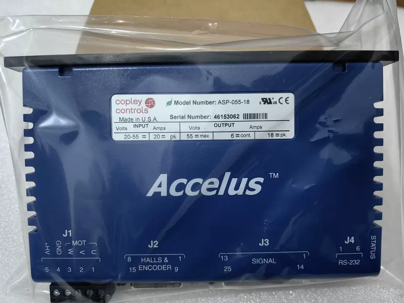 Motion Control for Automation Copley Controls ASP-055-18