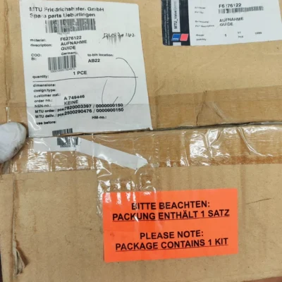 Engine Guide Kit MTU F6276122 for Expert Maintenance