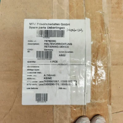 MTU F6782560 Fixture for Diesel Engine Maintenance Work