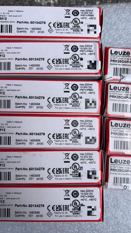 Conveyor Object Detection with LEUZE PRK25C/4P-M12