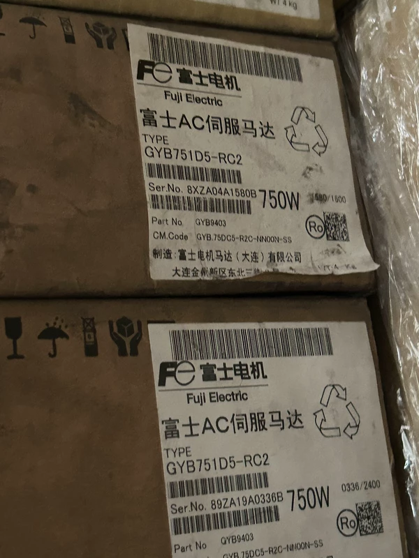 Fuji GYB751D5-RC2 Servo Motor 750W Industrial Automation