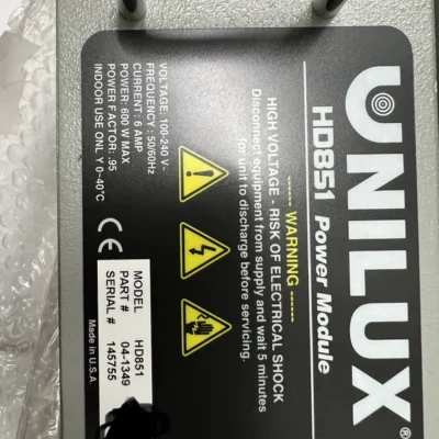 Machine Control Power Supply for UNILUX HD851 Systems