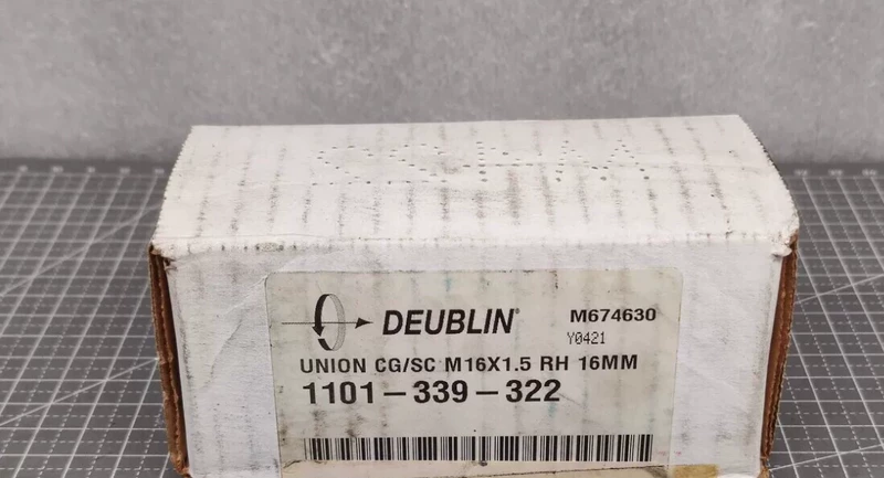 CNC Machine Coolant Solution DEUBLIN 1101-339-322 Union