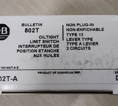 Allen-Bradley 802T-A Conveyor Machine Limit Switch