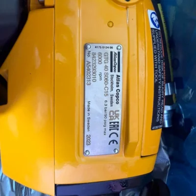 Metal Finishing Atlas Copco GTG40 S060-C15 8434188000
