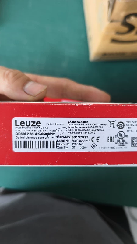 Leuze ODS9L2.8/LAK-650-M 50137817 Laser Distance Sensor