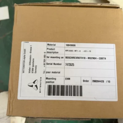 CNC and Robotics Servo Gearbox WITTENSTEIN alpha NPS 025S-MF1-8