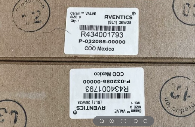 AVENTICS R434001793 Valve for Machine Air Applications