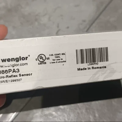 Photoelectric Sensor Wenglor LD86PA3 for Reliable Detection