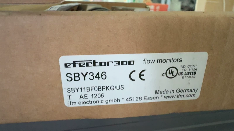Water Cooling Monitoring with IFM SBY346 Flow Sensor