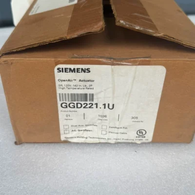 Siemens GGD221.1U Damper Actuator for HVAC Control