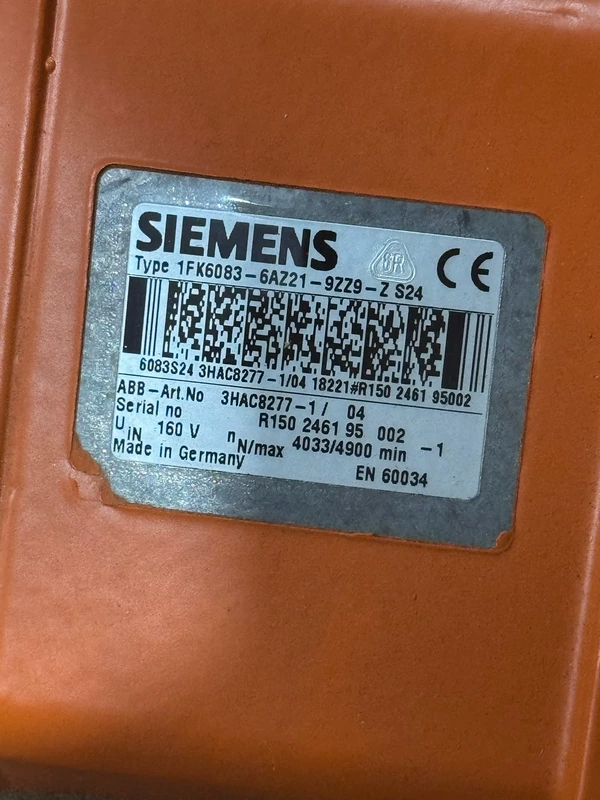 Siemens 041FK6083-6AZ21-9ZZ9-Z Servo Motor Motion Drive - Image 2