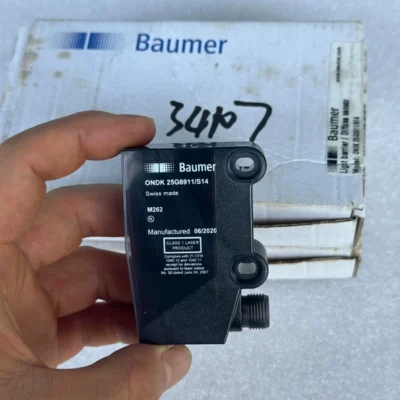 Baumer 25G6911/S14 Laser Sensor for Precise Detection