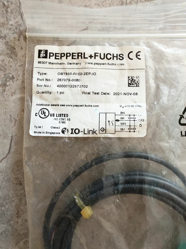 Photoelectric PEPPERL+FUCHS OBT50-R100-2EP-IO 267075-0080 - Image 2