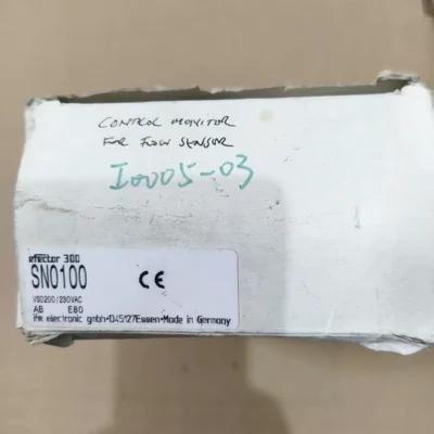 IFM SR0100 Flow Sensor for Pump and Cooling Systems