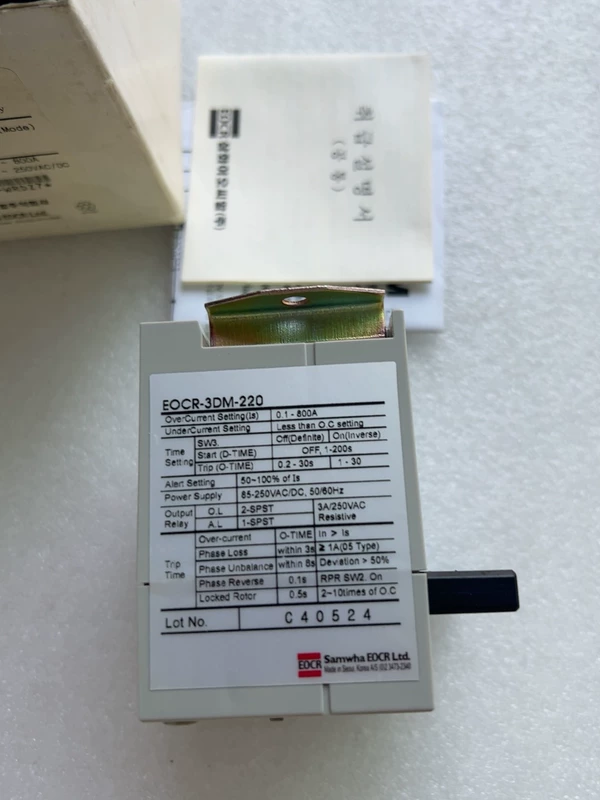 Motor Protection Relay Samwha EOCR-3DM-220 for Industry - Image 3