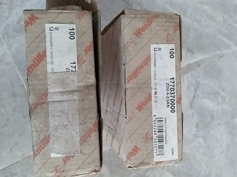 DIN Rail Terminal Block Weidmuller ZDU4-2/2AN 1770370000