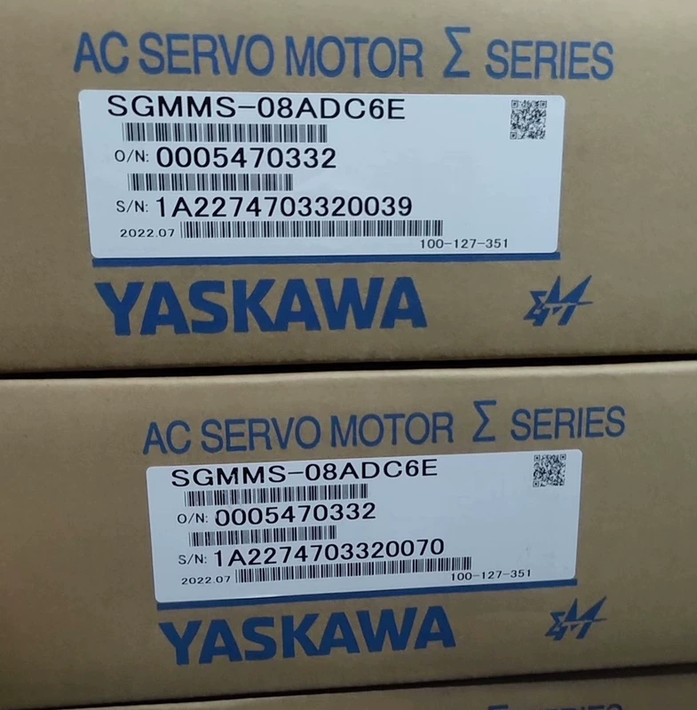 YASKAWA SGMMS-08ADC6E Servo Motor 750W Industrial Drive