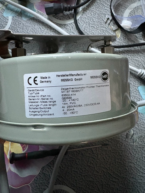 Transformer Oil Monitoring MESSKO MT-ST160SK/TT Thermometer - Image 3