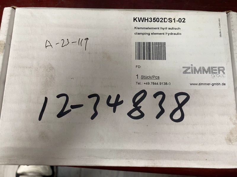 ZIMMER KWH3502DS1-02 Pneumatic Gripper for Automation