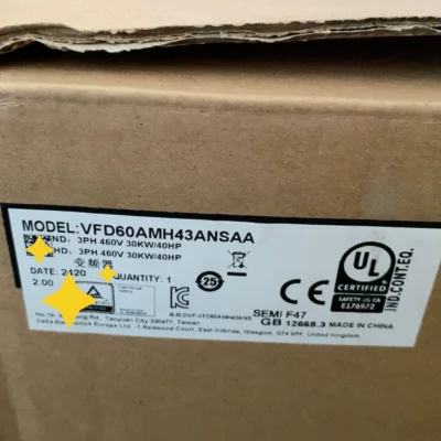 Industrial Variable Frequency Drive Delta VFD60AMH43ANSAA
