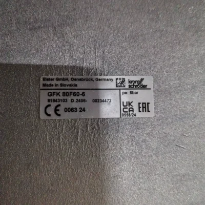 Kromschroder GFK 80F60-6 Gas Safety Shut-Off Valve