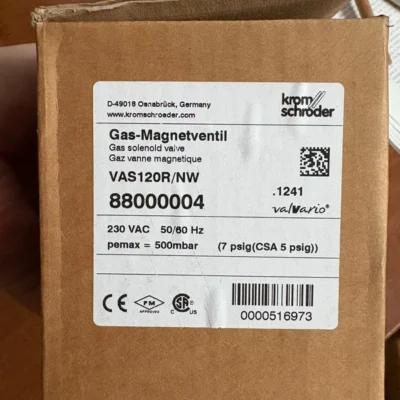 Kromschroder VAS120R/NW  88000004 Gas Solenoid Valve