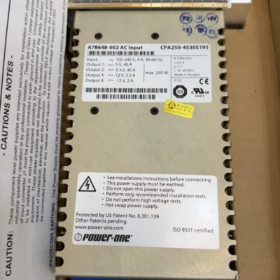 250W DC/DC Power Module Power-one CPA250-4530S195