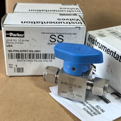 Parker 6A-PR6-EPRT-SS-2801 Plug Valve