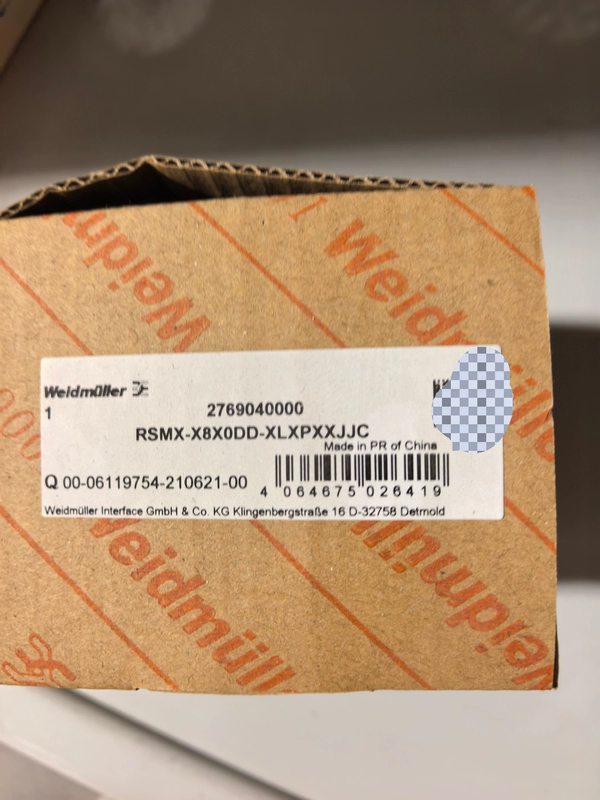 Weidmuller RSMX-X8X0DD-XLXPXXJJC Relay Module Industrial